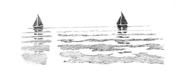 A Little Boat Adrift - Doodlewash®