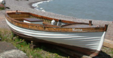 Photograph of Rona a clinker built river boat